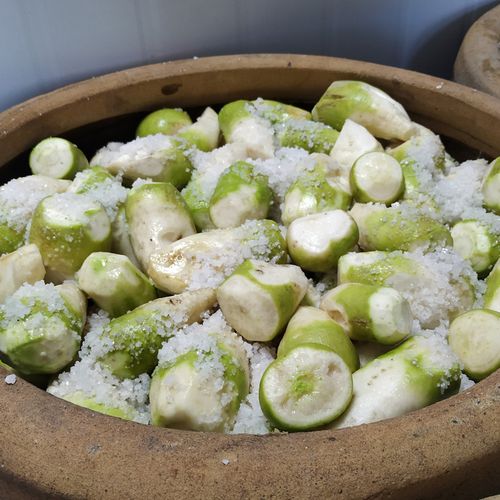 芥菜疙瘩咸菜东北农家手工自制老式酱菜500g5腌制