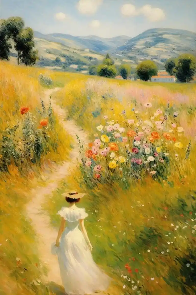 印象派油画.#唯美意境 #油画 #视觉 #治愈系 #画画 - 抖音