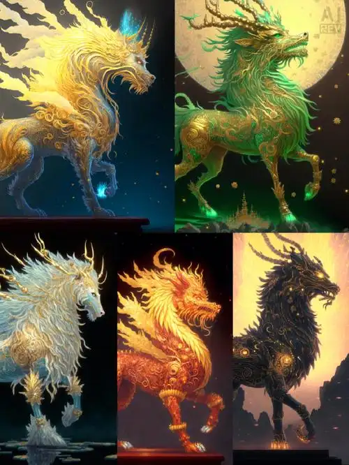 是中国古代神话中的一种瑞兽,与"龙""凤""龟""貔貅"并称为五大瑞兽