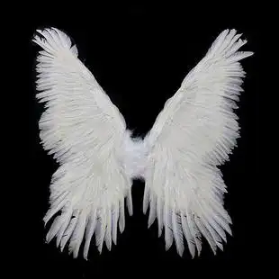 大号白色婚纱写真摄影拍照天使羽毛蝴蝶翅膀旅拍演出走秀车展道具