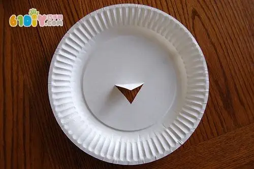 儿童diy呆萌的圆形纸盘火鸡_纸盘手工_巧巧手幼儿手工网