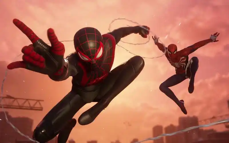 ps5《漫威蜘蛛侠 迈尔斯·莫拉莱斯 终极版》英雄无归战衣 官方4k宣传