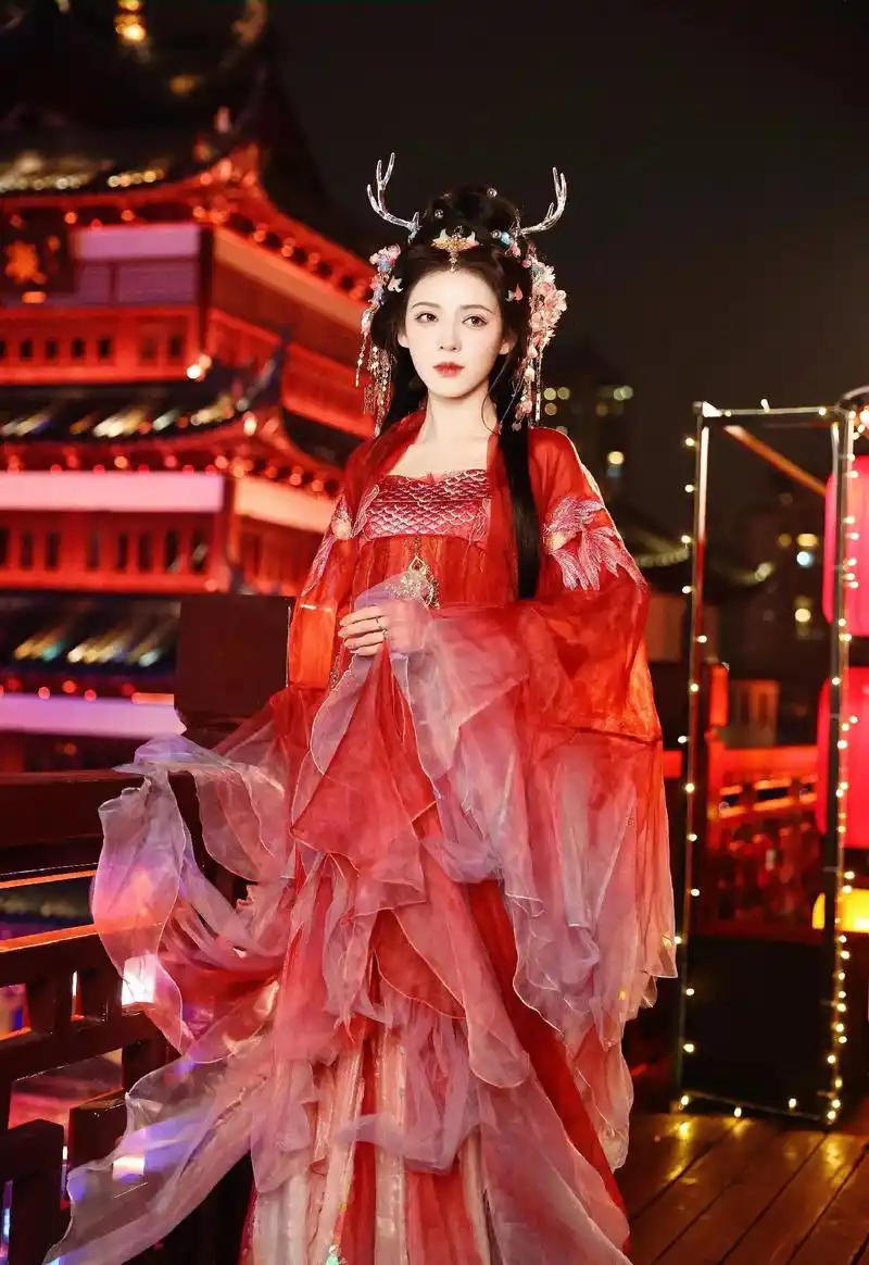 张予曦红衣龙女 #红衣古装 #张予曦 - 抖音