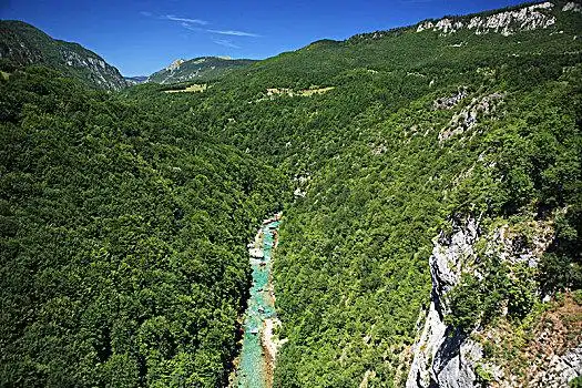 黑山,峡谷,河,山谷,风景,桥,高