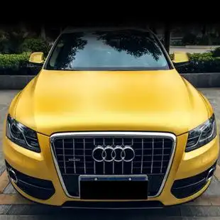 金色汽车改色膜