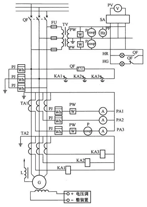 柴油发电机工作原理及如何接线图解