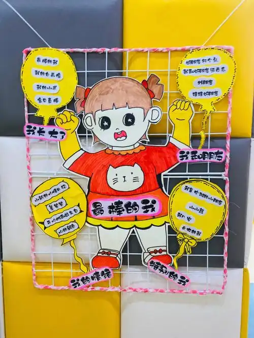 最棒的我主题墙环创