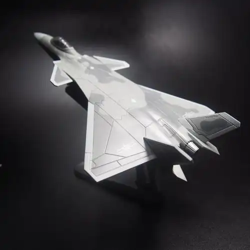 歼20战斗机模型中航工业148j20战斗机模型合金仿真歼二十飞机摆件中航