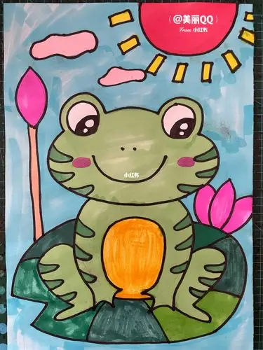 每日一画青蛙