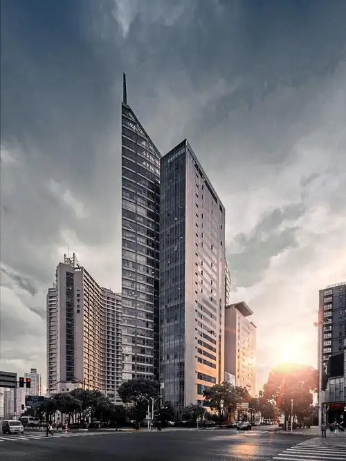 一组城市地标建筑