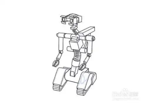 如何画机械机器人