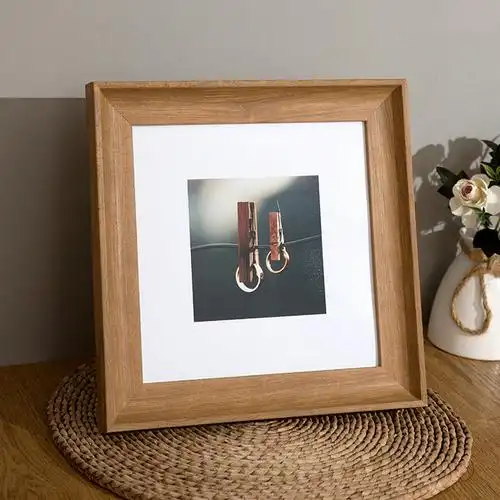 正方形树脂相框摆台婚纱照相册框制做相框架洗照片挂墙方6寸方7寸