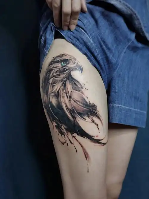 海东青纹身遮盖