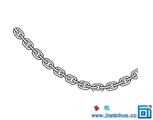 铁链简笔画第1页简笔画锁链怎么画图片大全内容有铁链怎么画 铁链的简