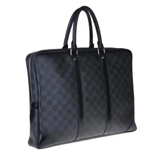 【中古】 lv/路易威登 棋盘格男士手提包公文包