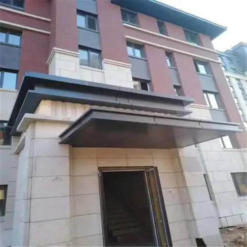 大型门头雨棚造型氟碳铝单板