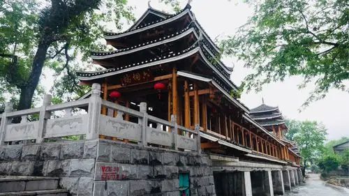 好有瑶族风情的建筑