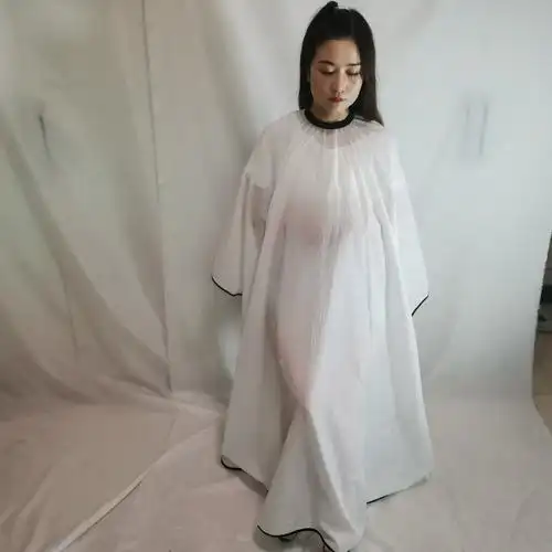 厂家直发春亚纺理发围布 发廊用剪发围布 可定制logo剪发围布围裙