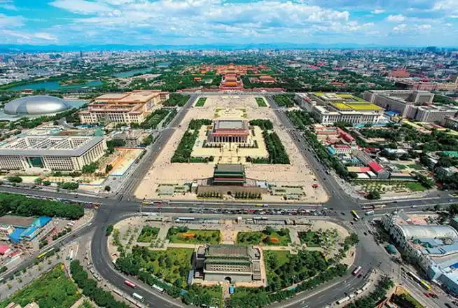 北京中轴线(组照)孙凤阳摄("美丽北京"摄影展优秀奖)永定门北京中轴线