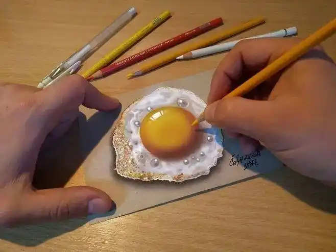 3d素描 3d插画 3d立体画 精美插画 创意插画 爱上微杂志