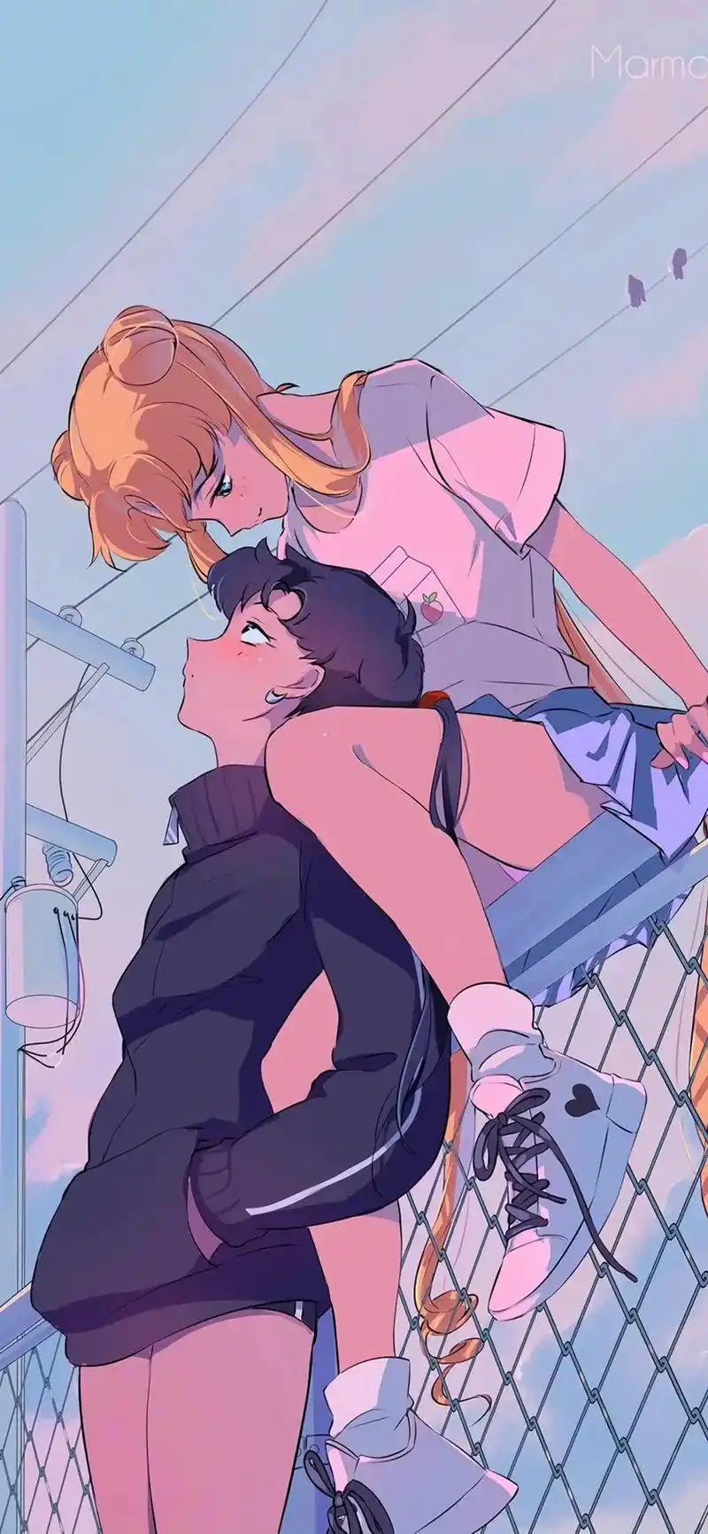 极致光影下的动漫小姐姐#动漫壁纸 #高清壁纸 #二次元少女  - 抖音