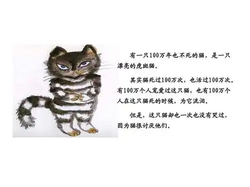 活了一百万次的猫ppt