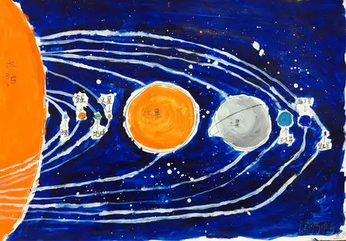 许昌市南海街小学优秀科幻画作品
