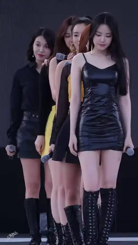 大长腿韩国女团:apink高清现场舞蹈直拍