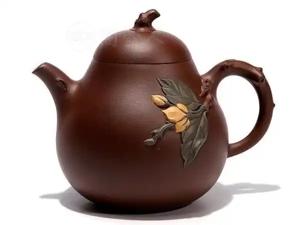 姚志源束腰高梨壶紫砂作品鉴赏