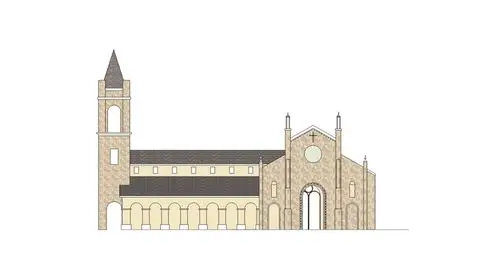 基督教堂建筑施工图 局部三层 小县城农村自行设计的基督教堂 某三