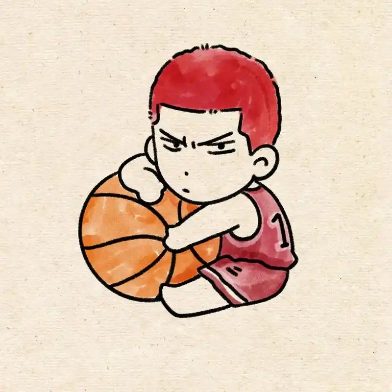 灌篮高手樱木花道q版简笔画.#图文伙伴计划 #q版人物 #灌 - 抖音