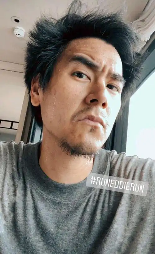 彭于晏死亡视角零偶像包袱自拍满脸皱纹肥肉型男变大叔