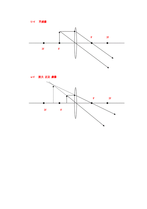 八年级物理凸透镜成像光路图.doc