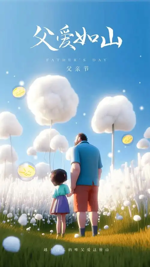 父亲节图片配图文案大全,适合感恩父亲节的祝福语句子短句