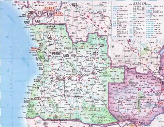 安哥拉高清地图中文_安哥拉地图库_地图窝