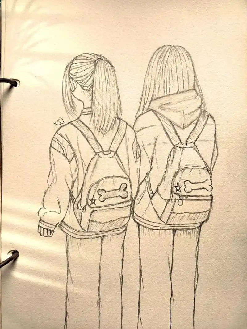 青春简笔画 #简 - 抖音