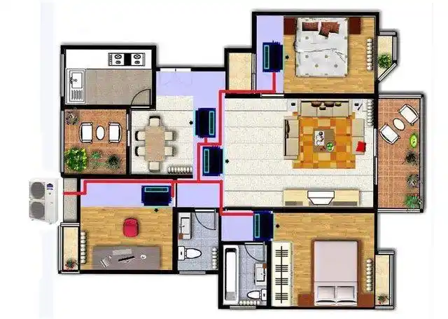 家庭中央空调价格—家用中央空调一般多少钱?
