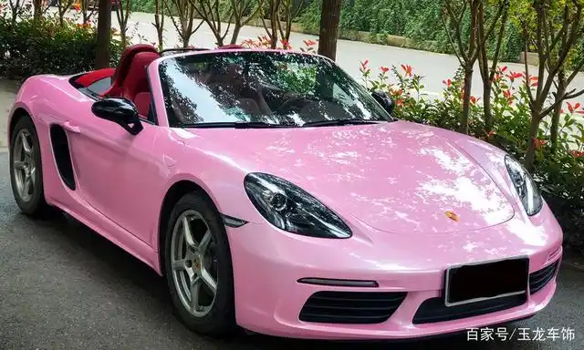 玉龙改色分享—可咸可甜,樱花粉法拉利718