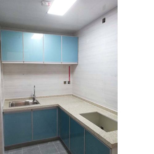 贵阳成都全石材橱柜定制石英石台面防潮钢化门厨房灶台装修工厂店已售