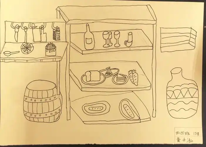 厨房一角——四年级5班