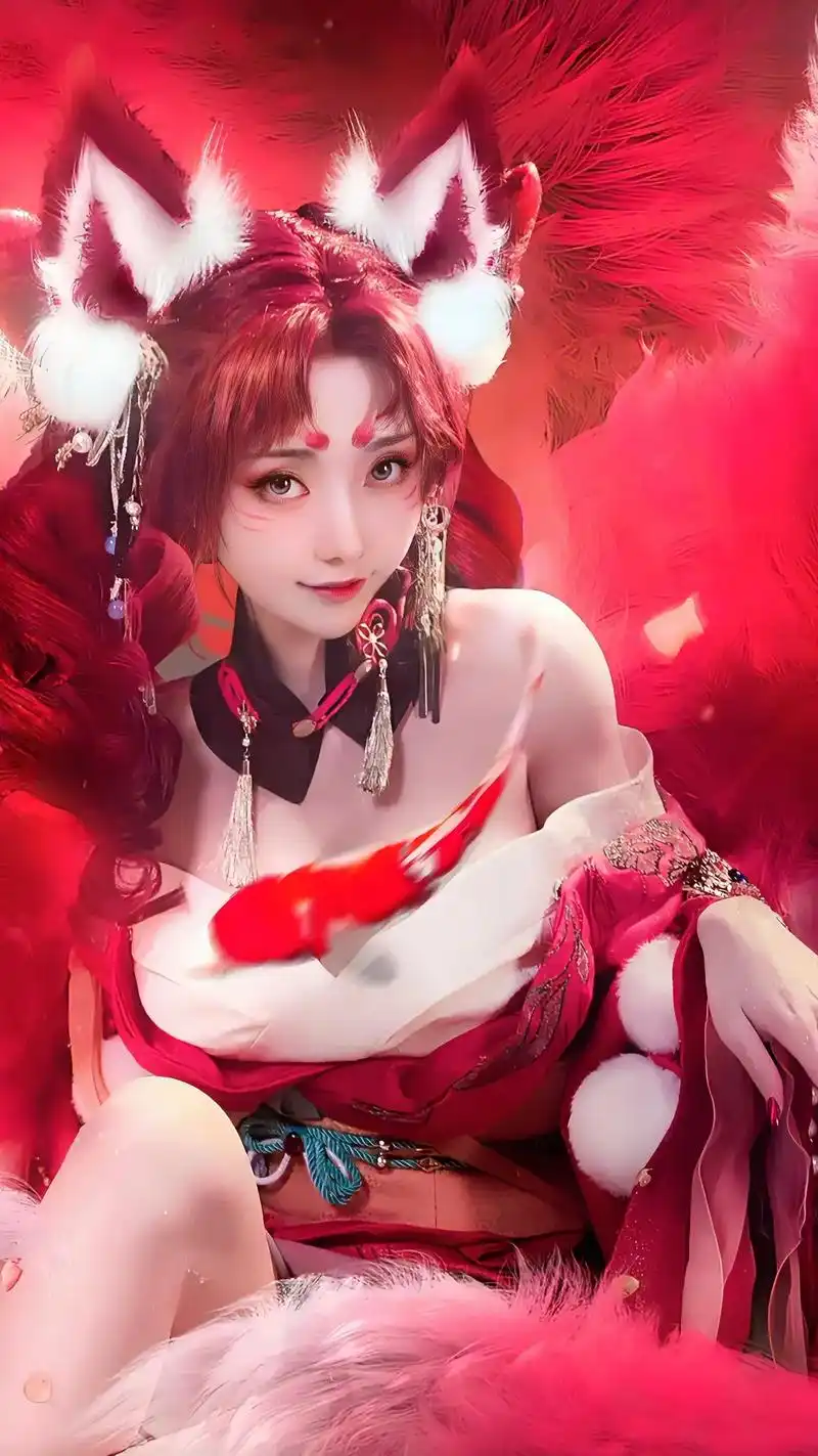 艾特你的好兄弟来看啦.#cos #妲己九尾狐皮肤 #妲己青丘 - 抖音