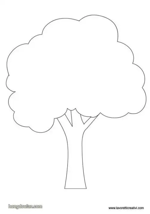 大树超简单画法大树简笔画大全