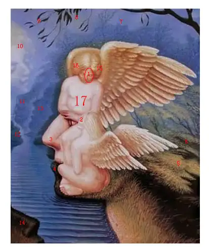 测试你的智力 你能看到多少张脸呢?