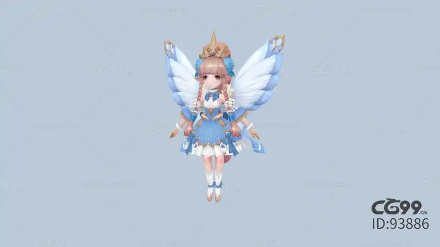 日韩风卡通蝴蝶小精灵公主