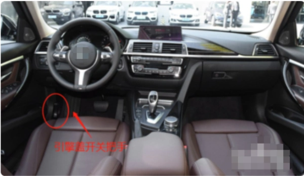 斯巴鲁森林人怎么打开引擎盖