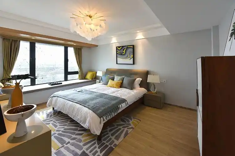 a户型 3房2厅1卫建面约101㎡ 样板间:卧室