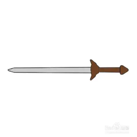 剑的简笔画剑的简笔画霸气