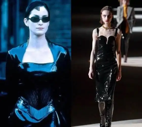 在电影里,身穿皮衣戴皮手套脚着皮靴是特工,杀手那些冷酷的反派角色