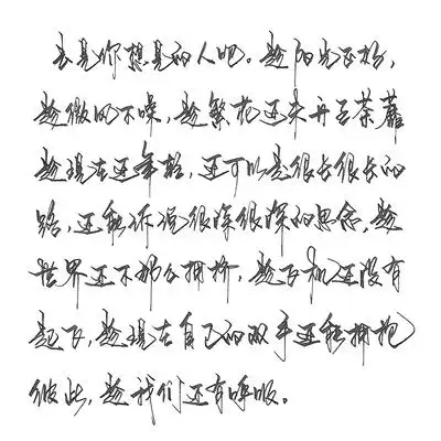 成王败寇经典语录 手写体 钢笔练字帖连笔字硬笔行书临摹字帖成人