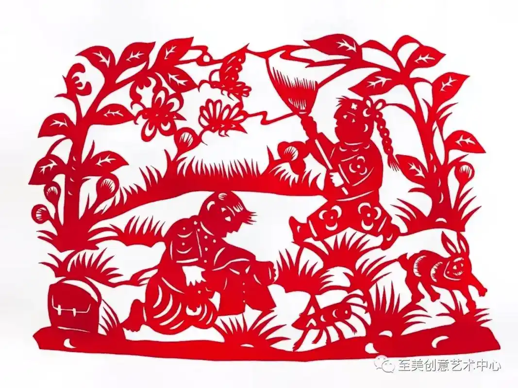 美育 #传统文化 剪纸  中华剪纸传统文化积淀着多样,珍贵 - 抖音